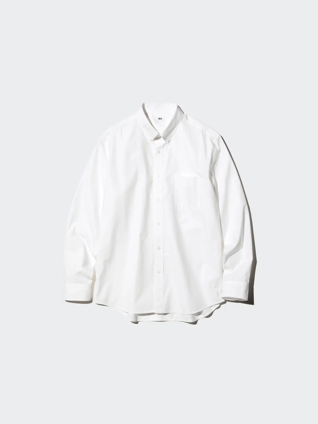 Рубашка из высококачественного длинноволокнистого хлопка, Uniqlo