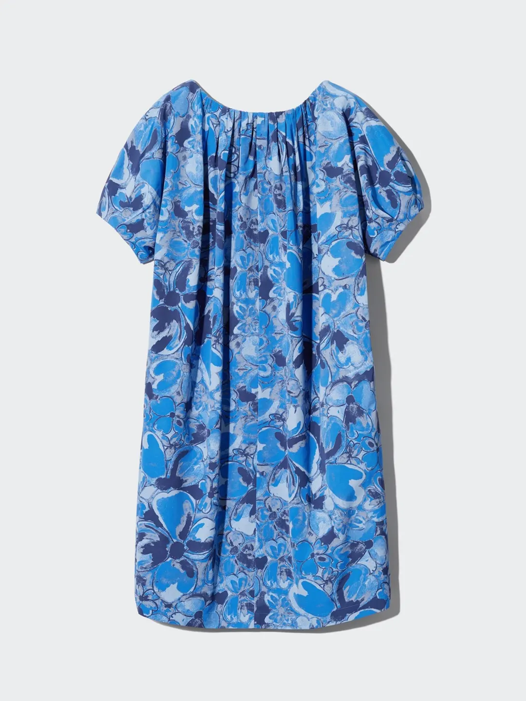 Платье повседневное с принтом и короткими рукавами, Uniqlo
