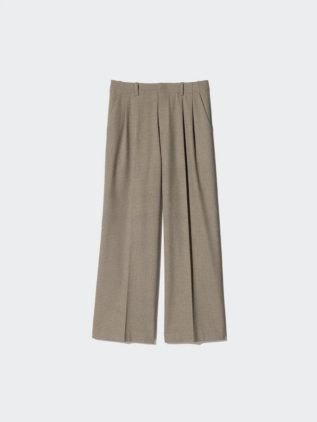 Брюки широкие эластичные со складками, Uniqlo