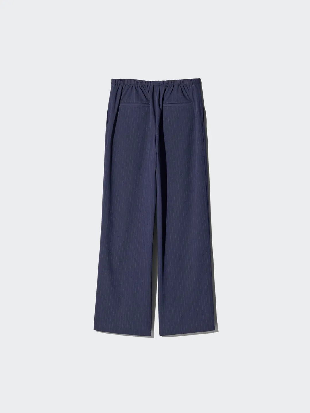 Брюки эластичные свободного кроя в полоску, Uniqlo