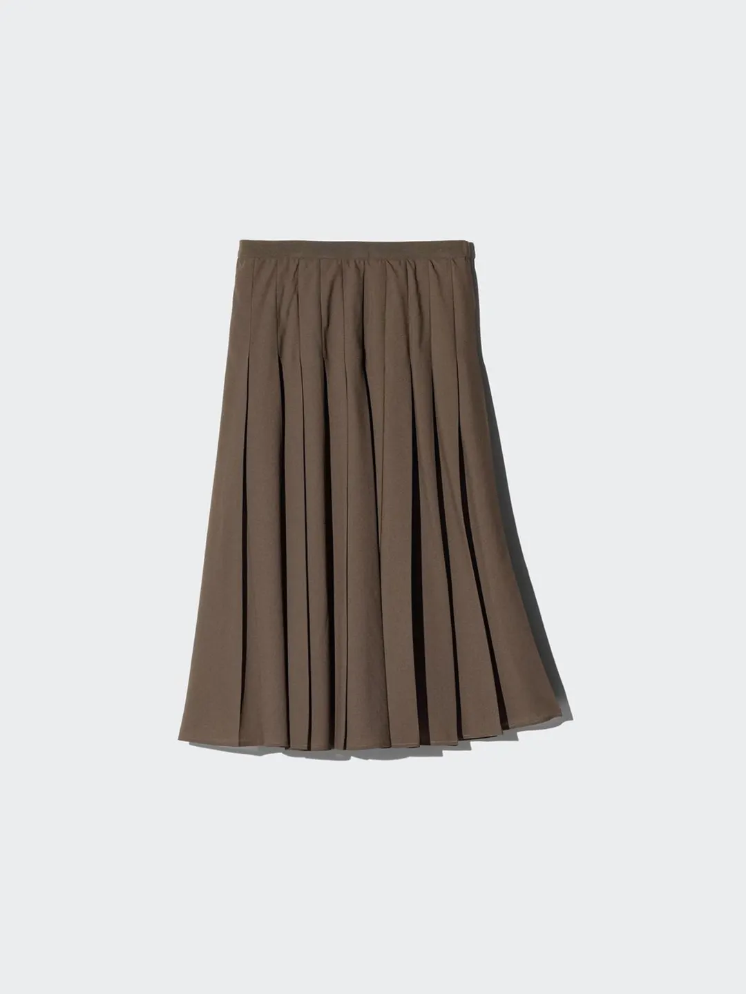 Юбка миди плиссированная из шифона, Uniqlo