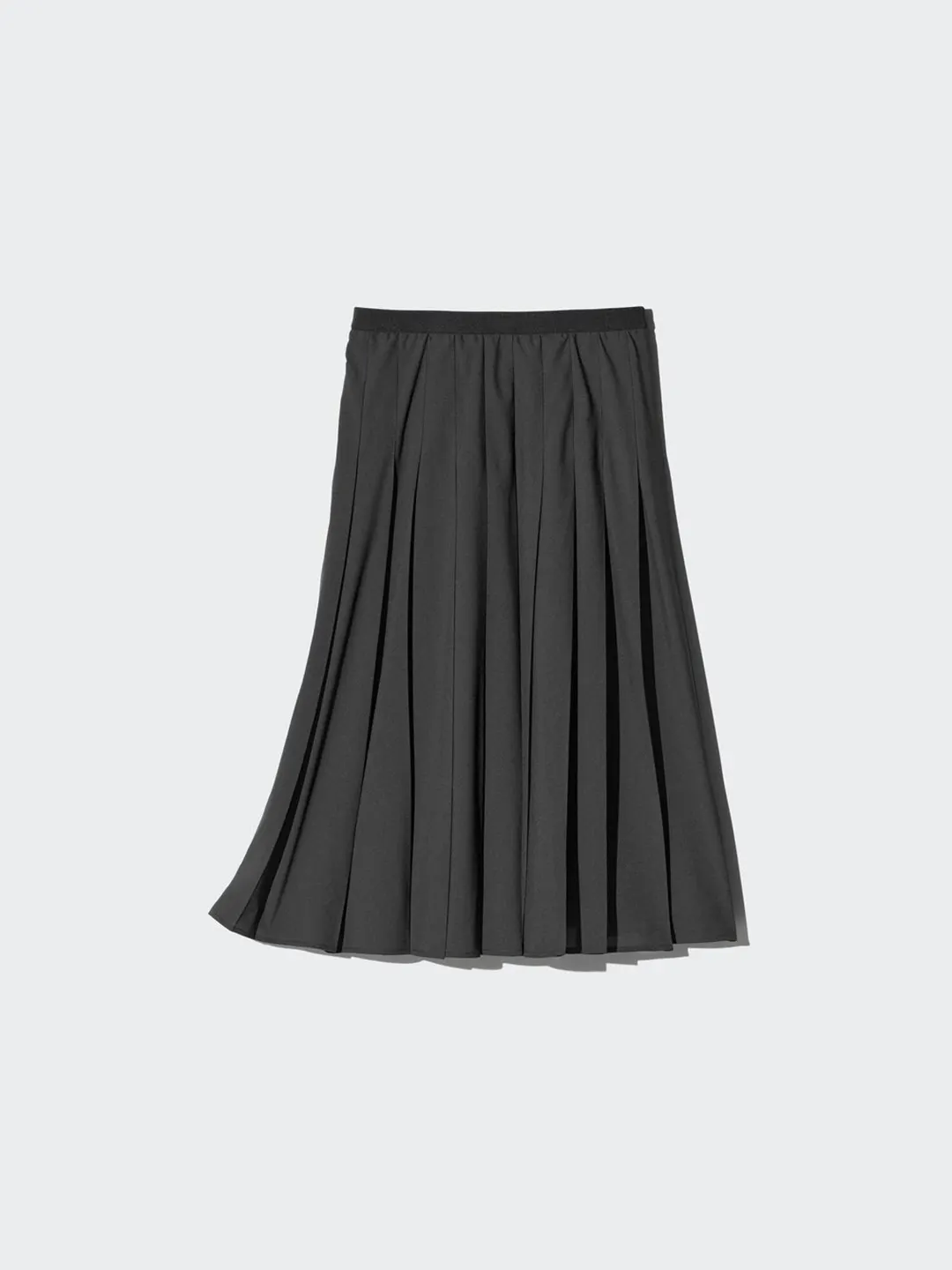 Юбка миди плиссированная из шифона, Uniqlo