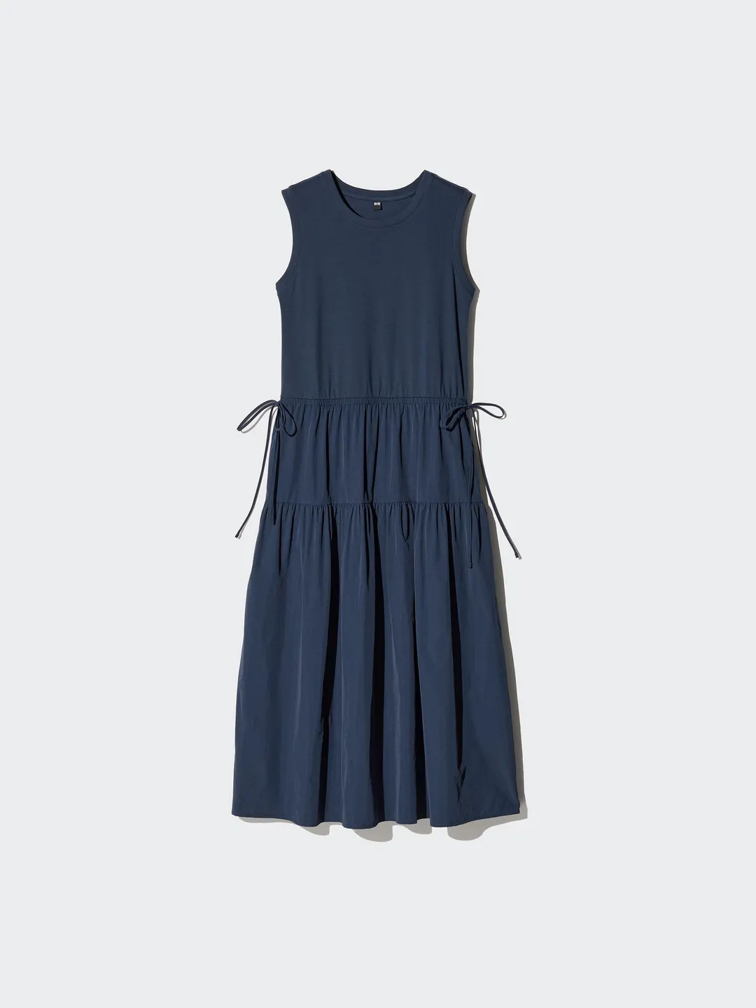Многослойное платье без рукавов со вставками, Uniqlo