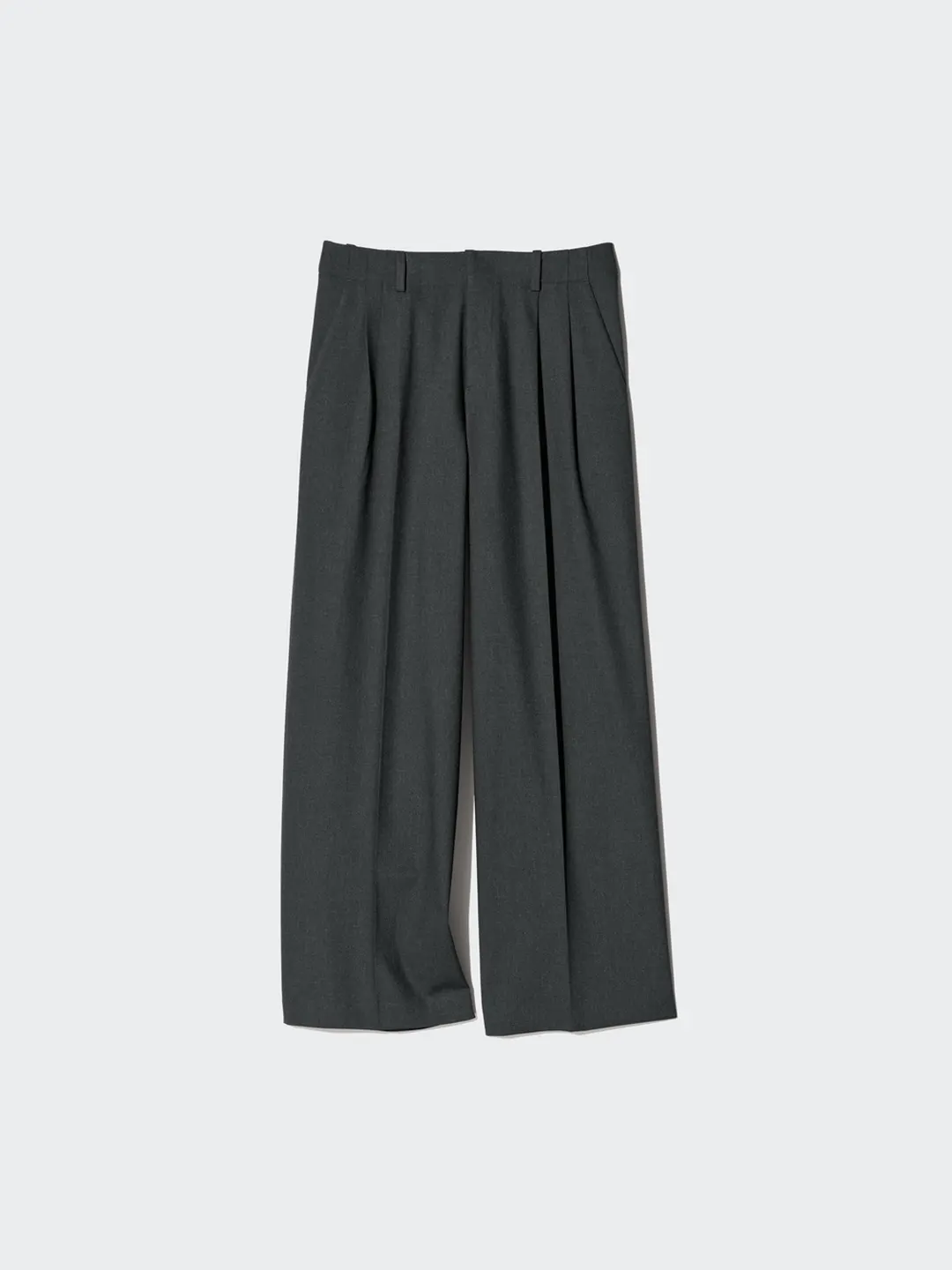 Брюки широкие эластичные со складками, Uniqlo