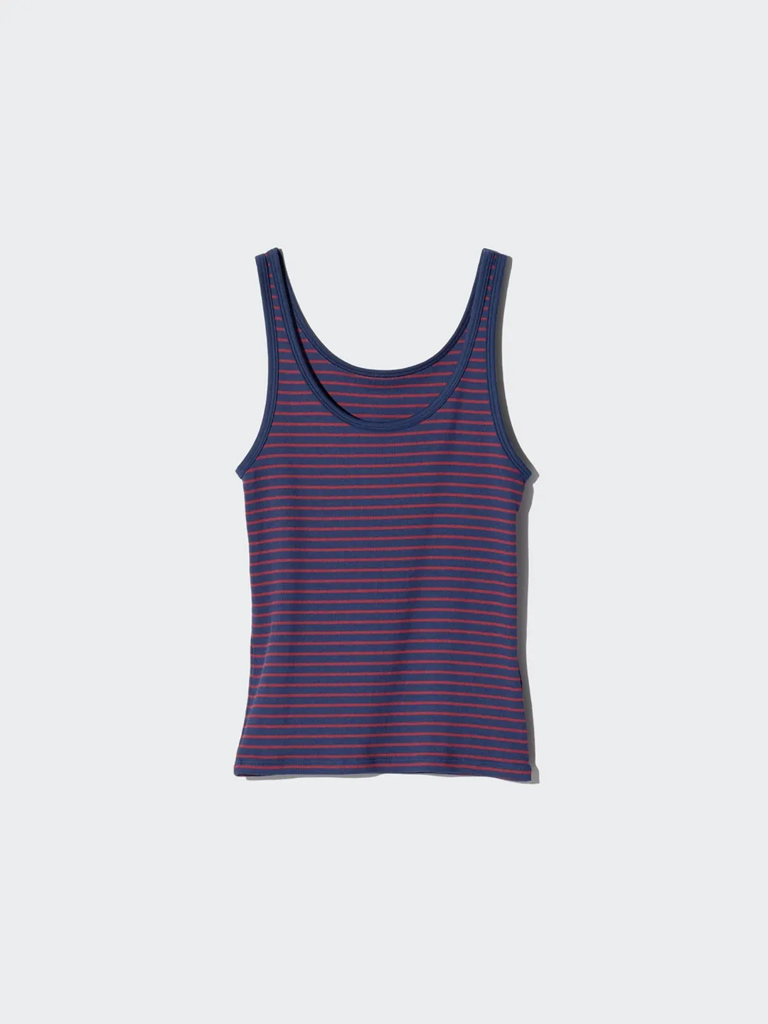 Майка в рубчик в полоску, Uniqlo