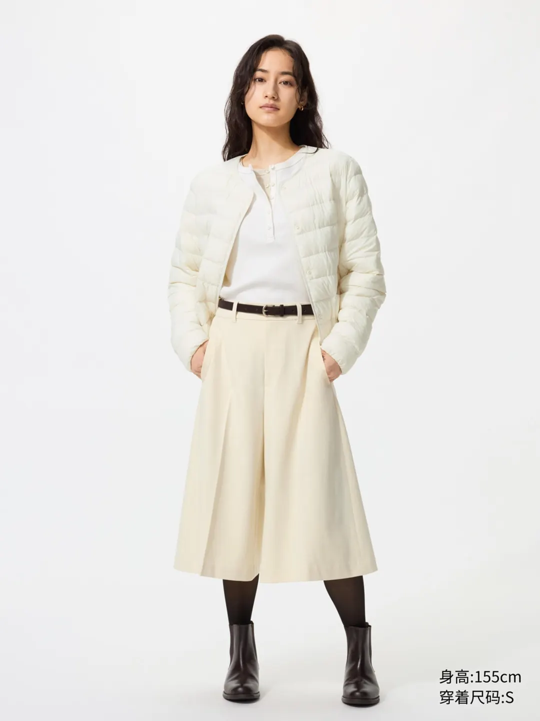 Юбка-брюки эластичная укороченная, Uniqlo