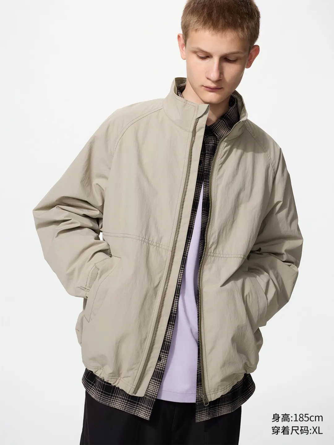 Ветрозащитная куртка с воротником-стойкой, Uniqlo