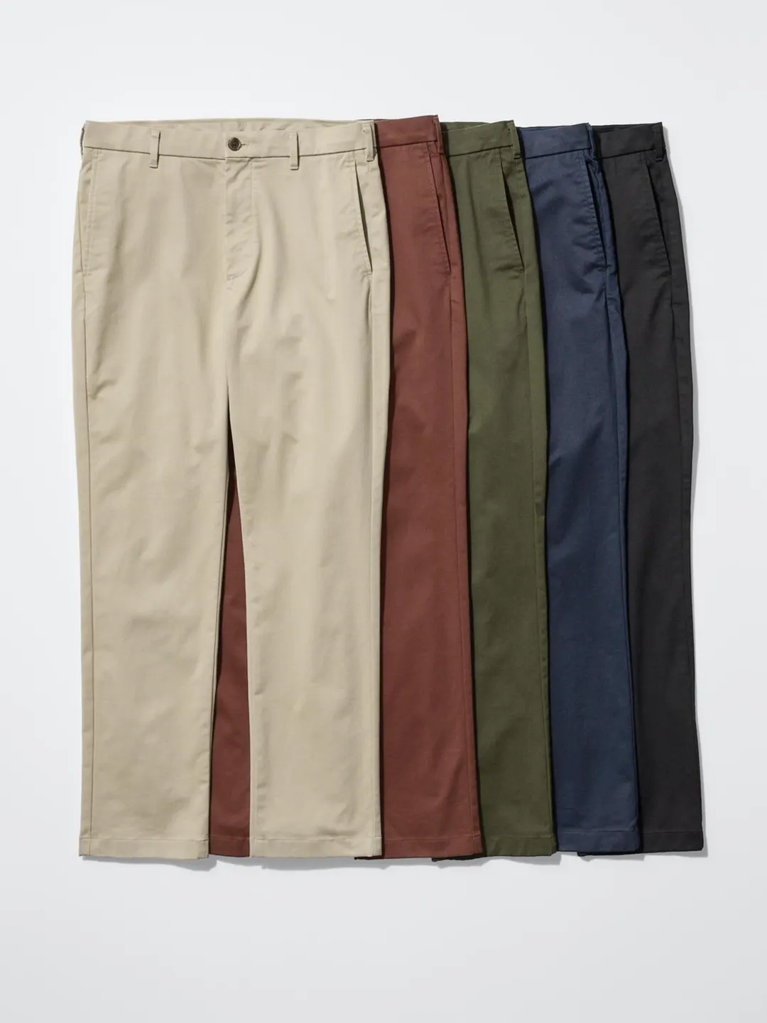 Брюки облегающие без складок, Uniqlo