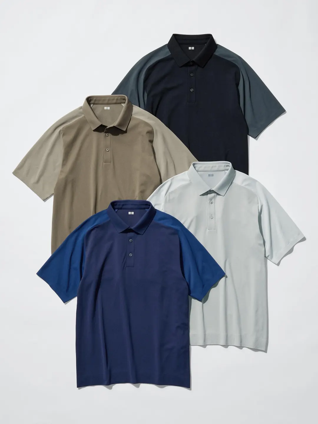 Поло AS DRY-EX быстросохнущее с короткими рукавами, Uniqlo