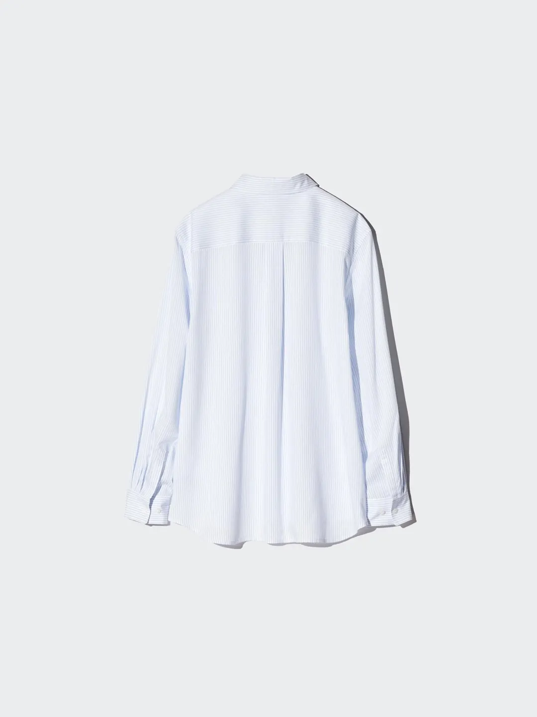 Рубашка фактурная в полоску с длинными рукавами, Uniqlo