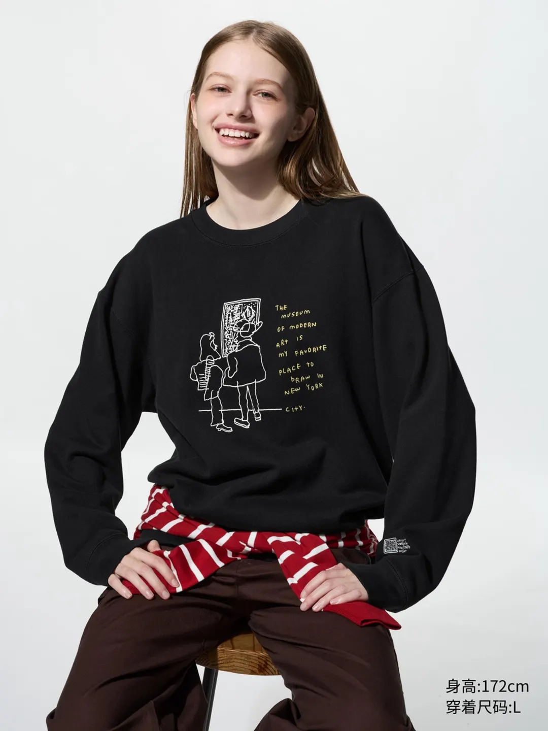 Свитшот UT Jason Polan с длинными рукавами, Uniqlo