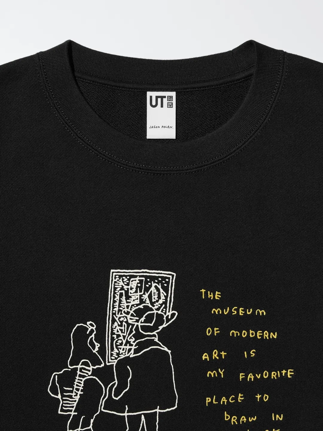 Свитшот UT Jason Polan с длинными рукавами, Uniqlo