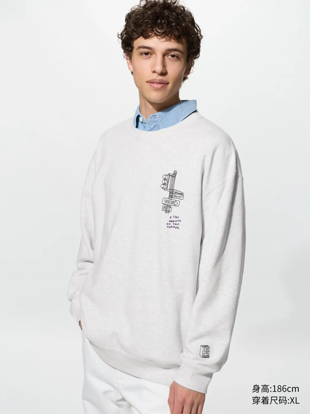 Свитшот UT Jason Polan с длинными рукавами, Uniqlo