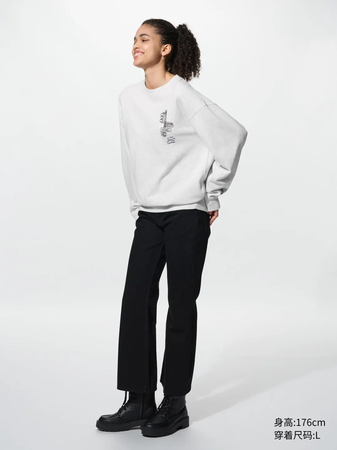 Свитшот UT Jason Polan с длинными рукавами, Uniqlo