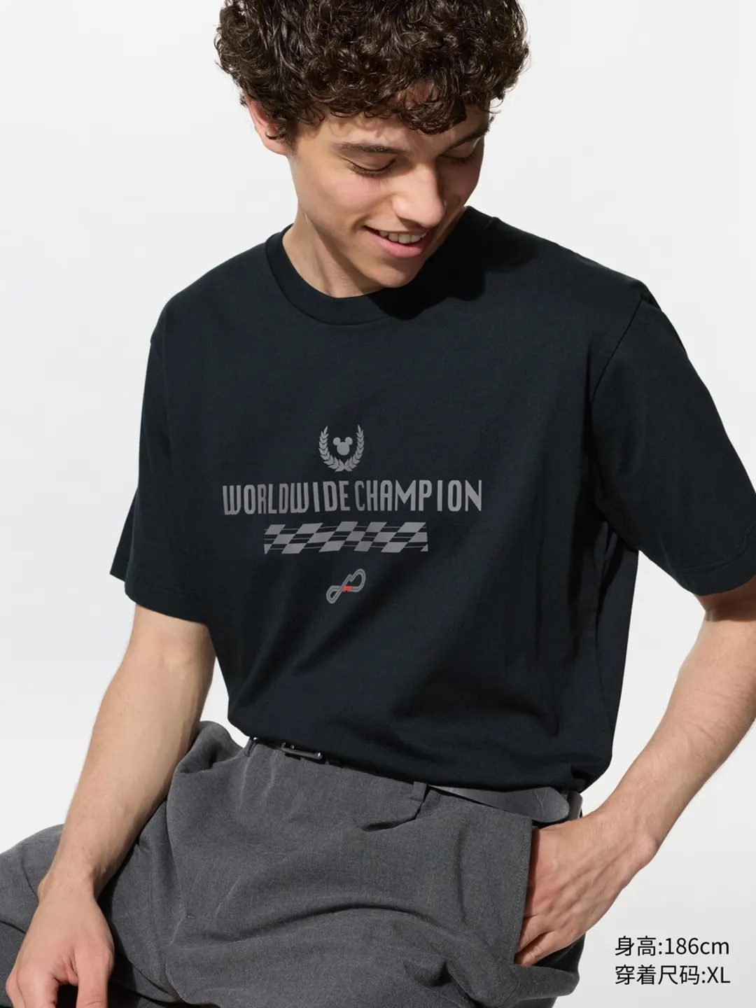Футболка с принтом UT Disney x F1®, Uniqlo