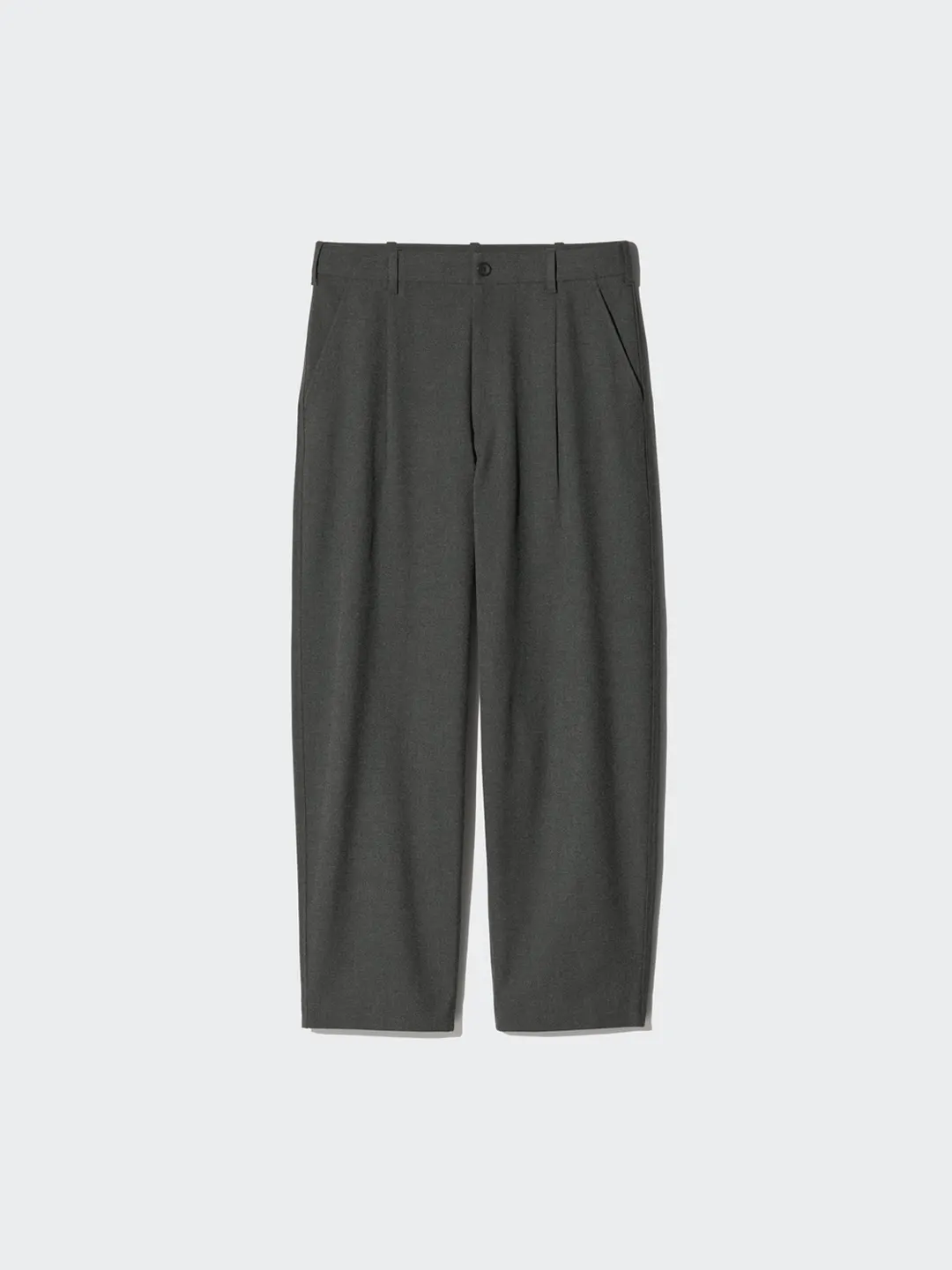 Брюки широкие со складками, Uniqlo