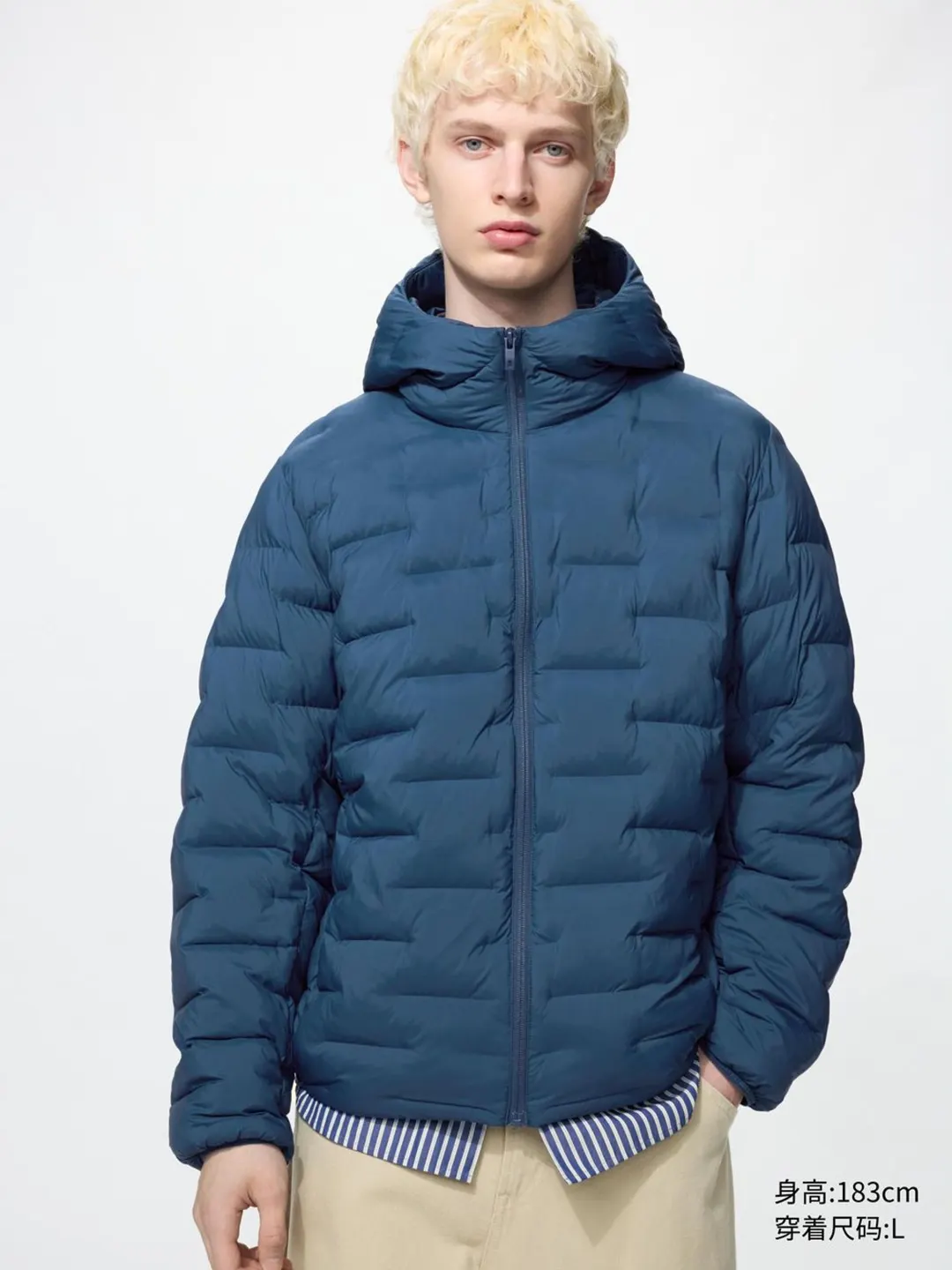 Куртка с капюшоном и воздушным утеплителем PUFFTECH, Uniqlo