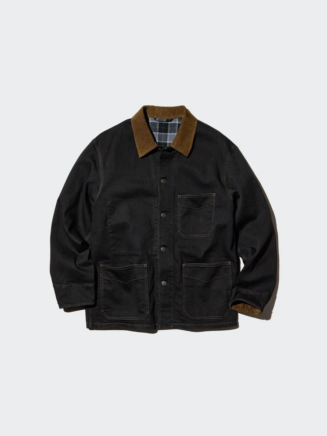 Куртка повседневная с эффектом стирки, Uniqlo