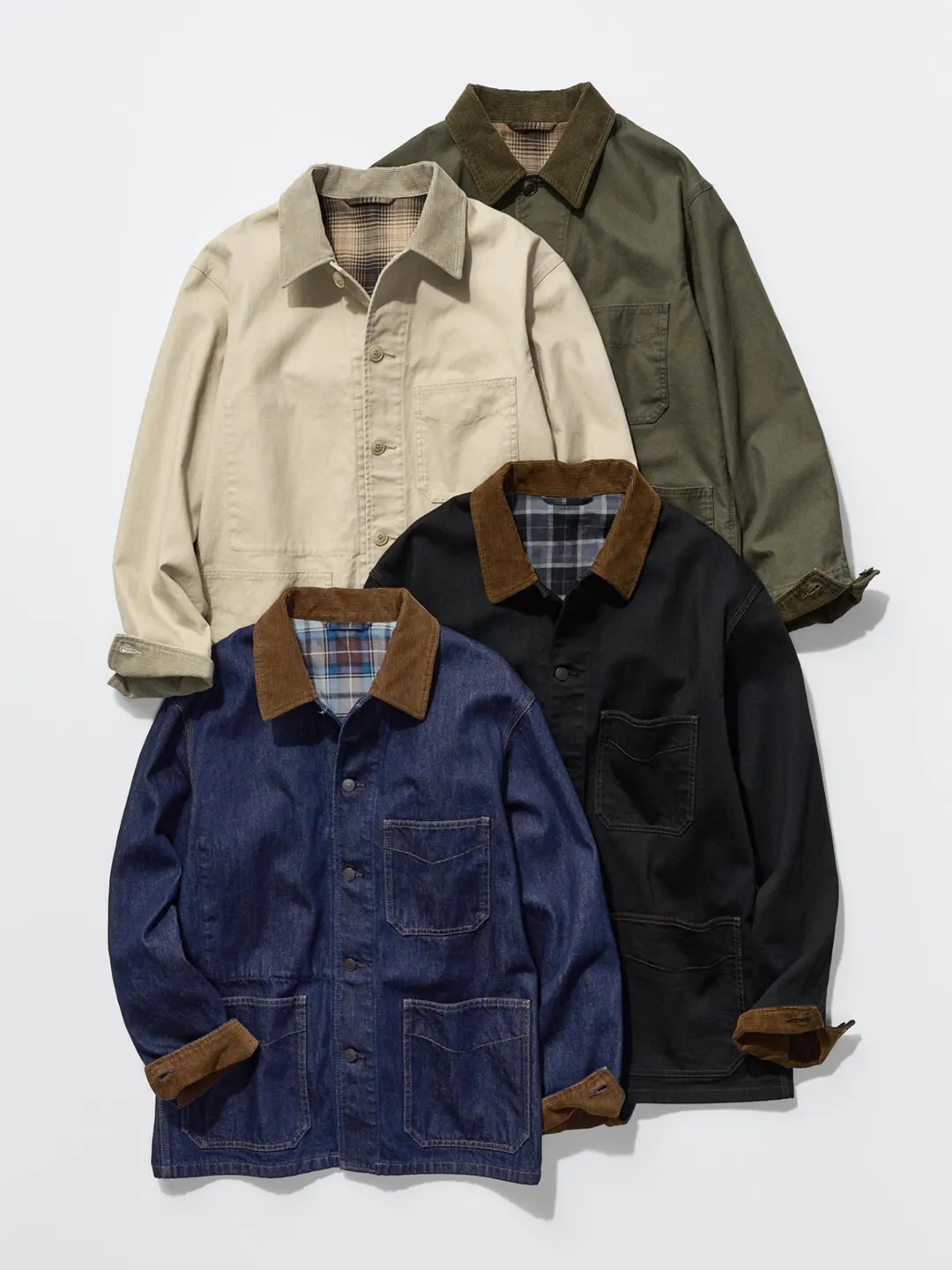 Куртка повседневная с эффектом стирки, Uniqlo
