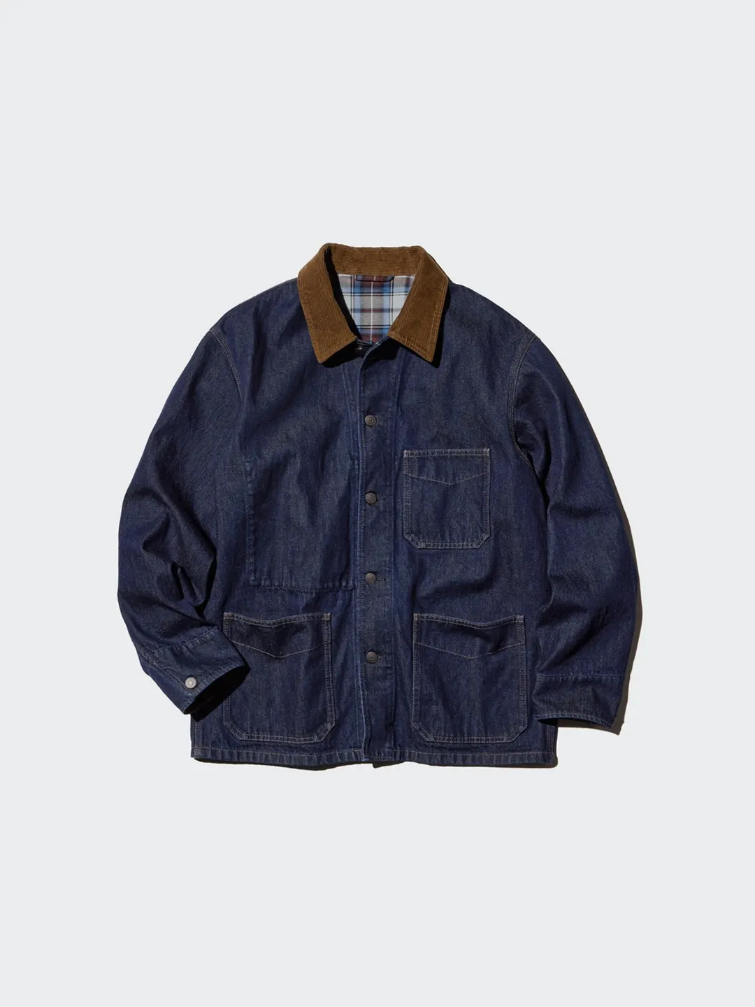 Куртка повседневная с эффектом стирки, Uniqlo