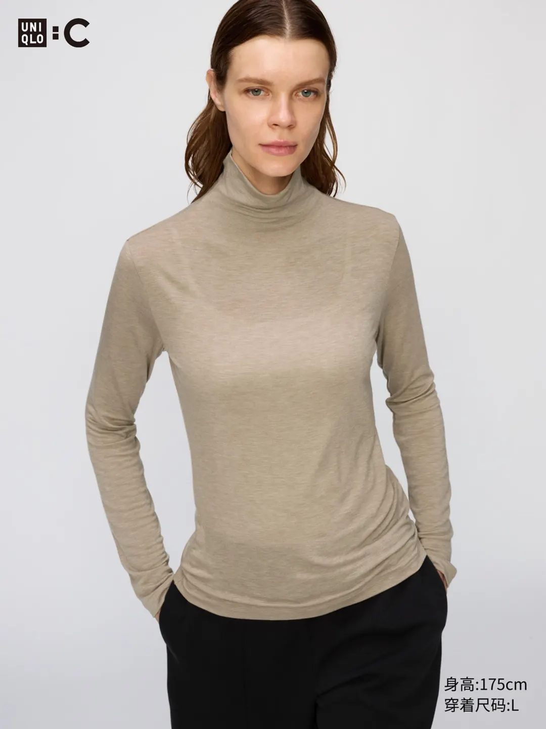Водолазка HEATTECH с 9% кашемира, Uniqlo