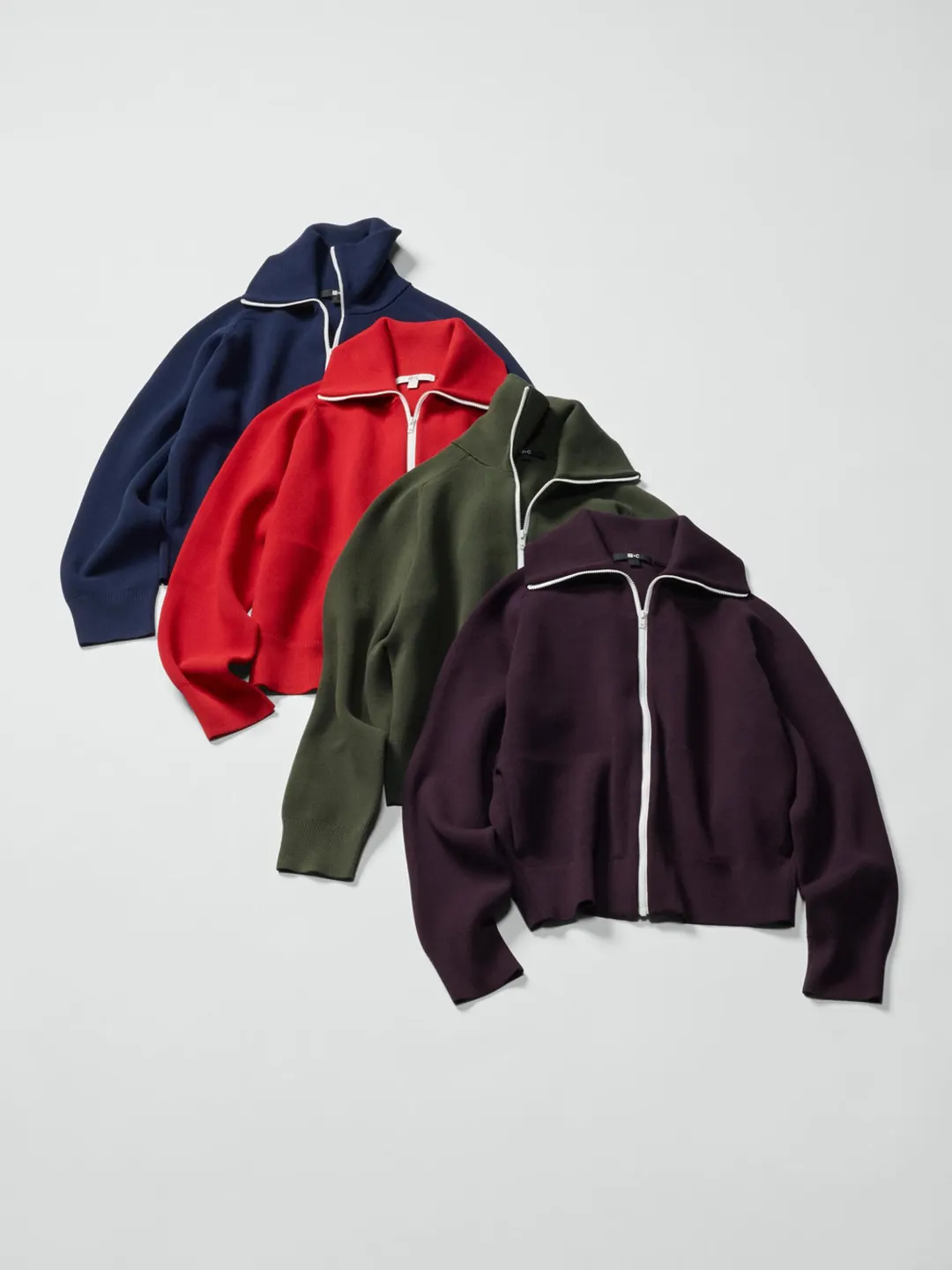 Кардиган в рубчик на молнии, Uniqlo