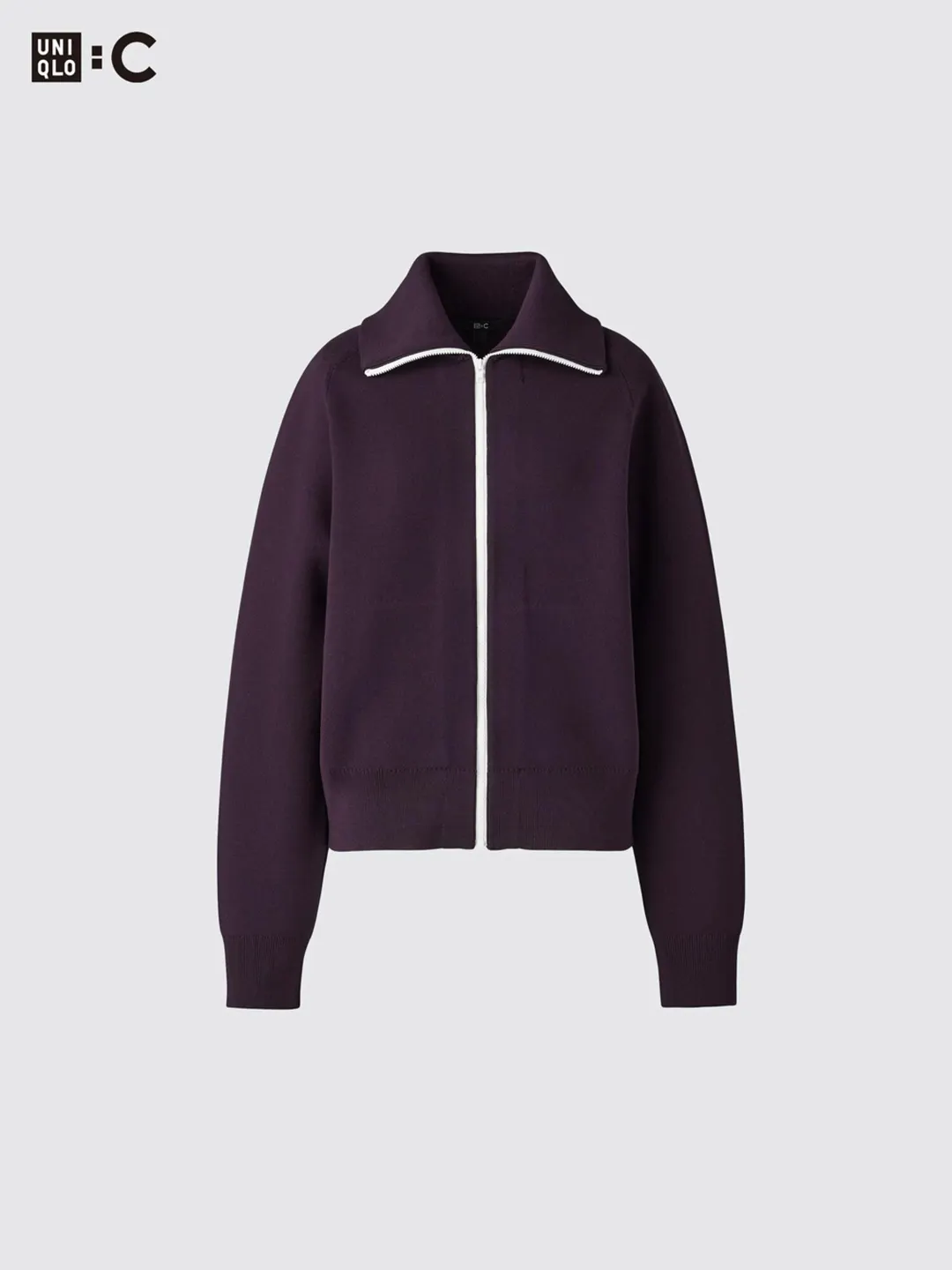 Кардиган в рубчик на молнии, Uniqlo