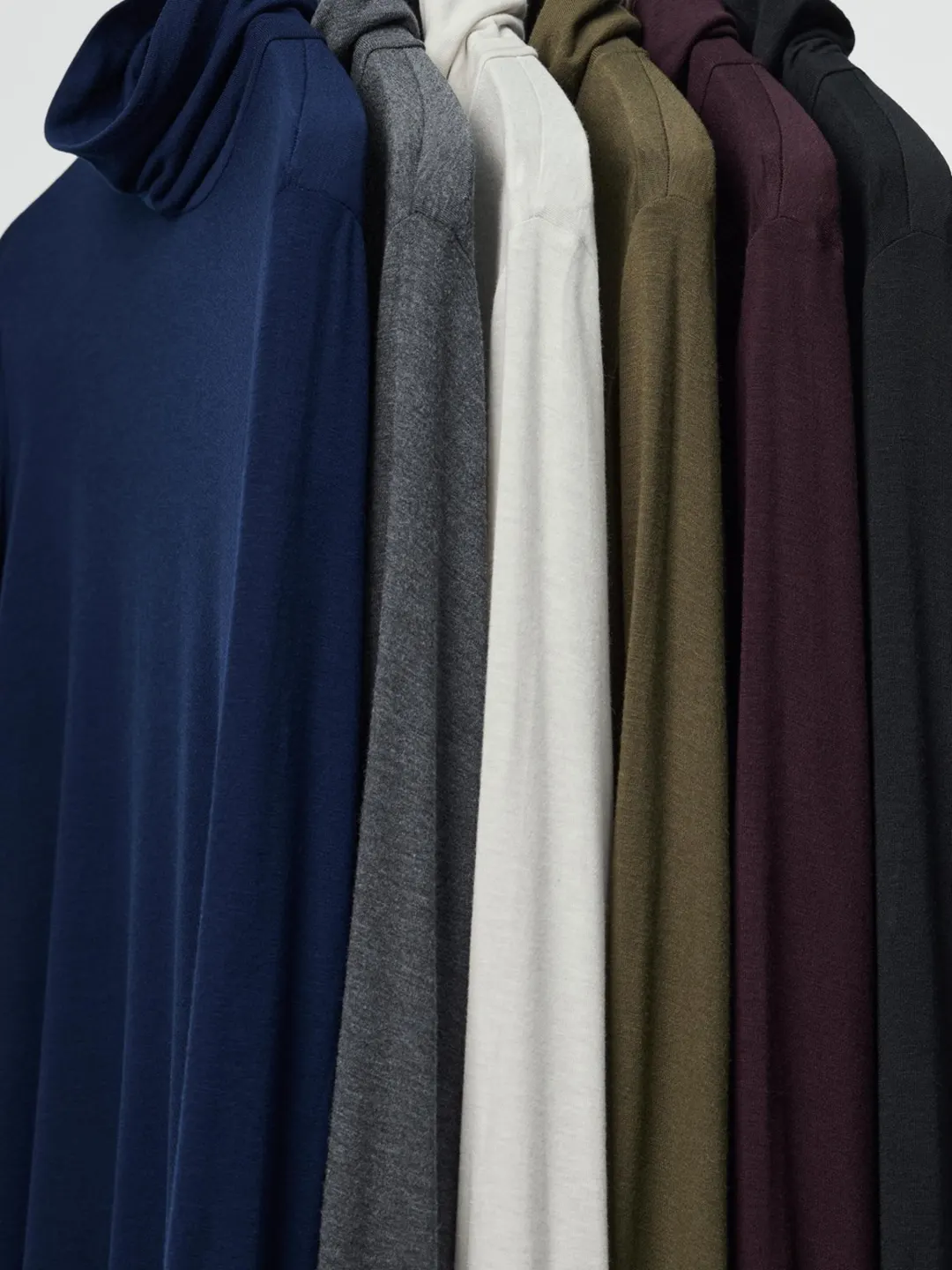 Лонгслив HEATTECH с воротником-гольфом из смесового кашемира, Uniqlo