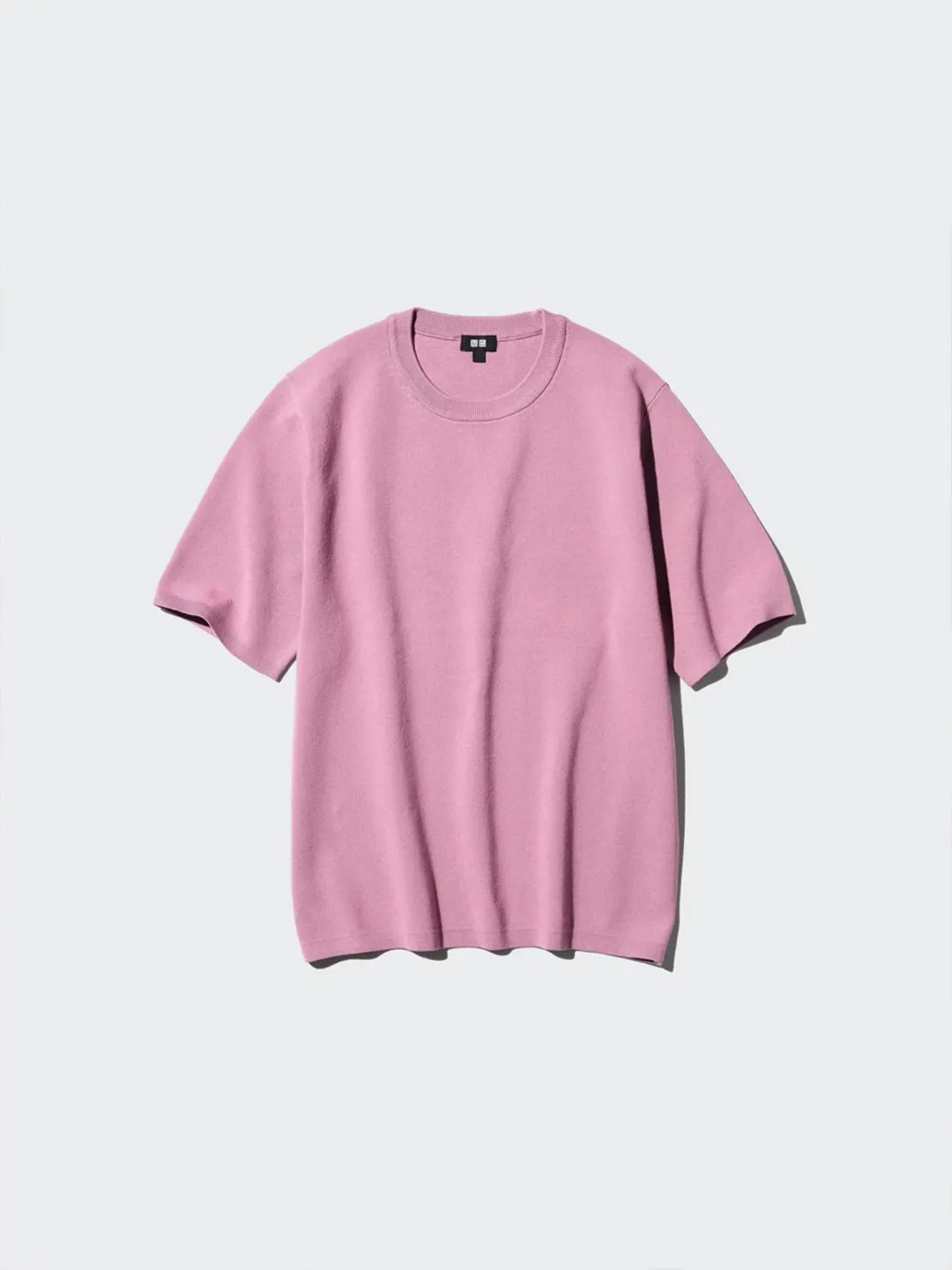 Джемпер в рубчик с короткими рукавами, Uniqlo