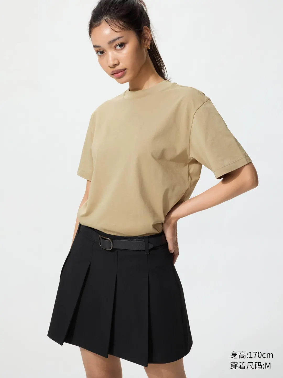 Футболка из смесового хлопка AIRism, Uniqlo