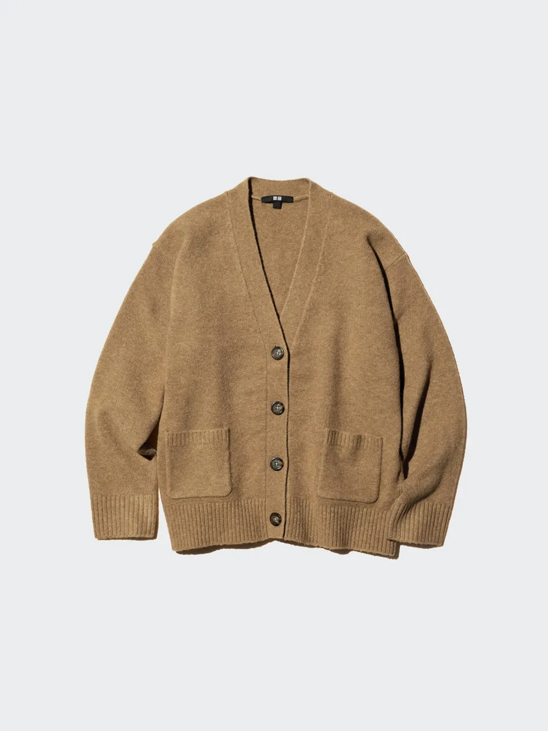 Кардиган свободного кроя из пряжи суфле, Uniqlo
