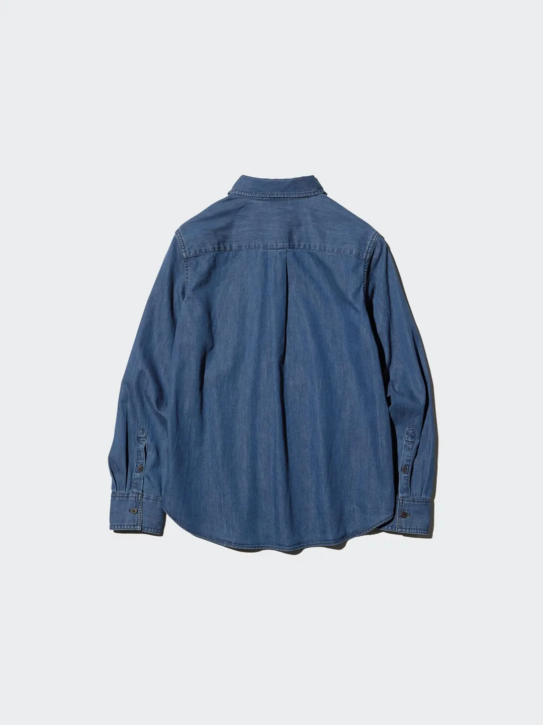 Рубашка джинсовая с эффектом стирки, Uniqlo