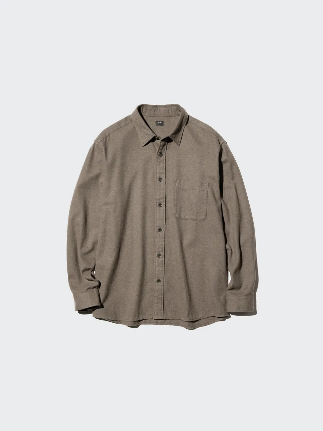 Фланелевая рубашка с длинными рукавами, Uniqlo