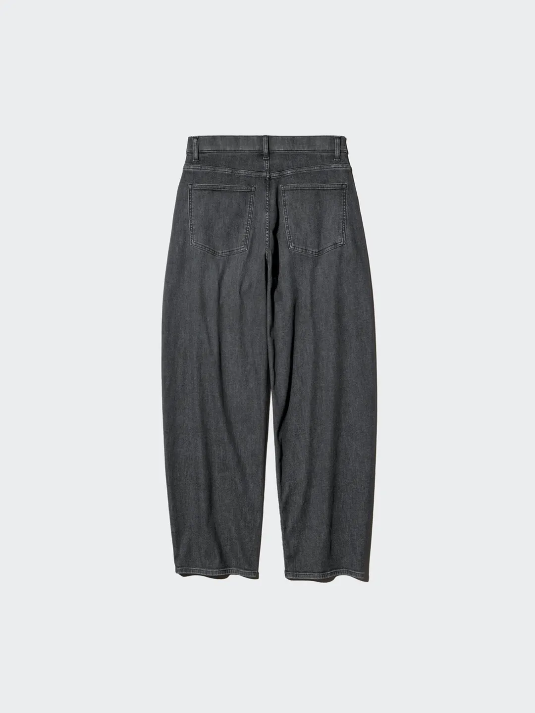 Джинсы EZY свободного кроя с эффектом стирки, Uniqlo