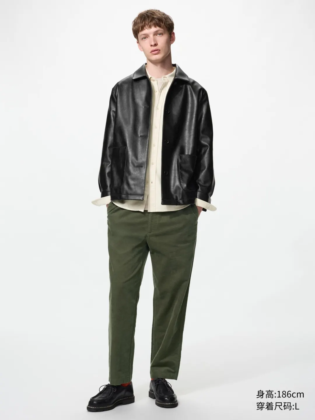 Брюки вельветовые укороченные, Uniqlo
