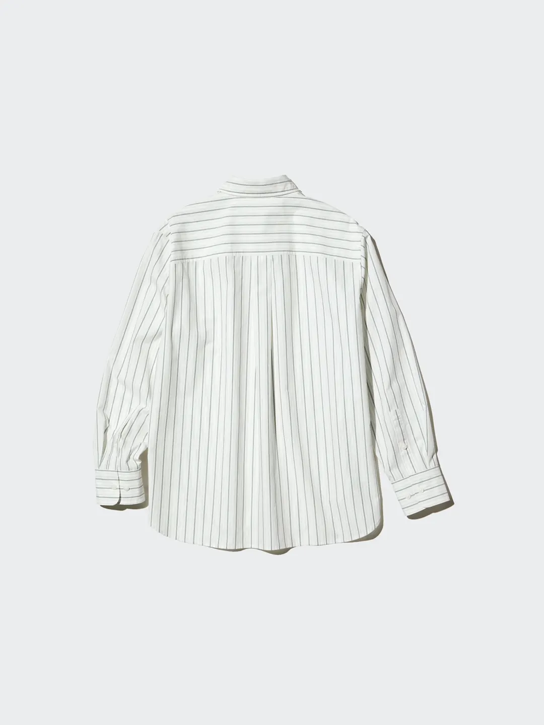 Рубашка в полоску из хлопка, Uniqlo