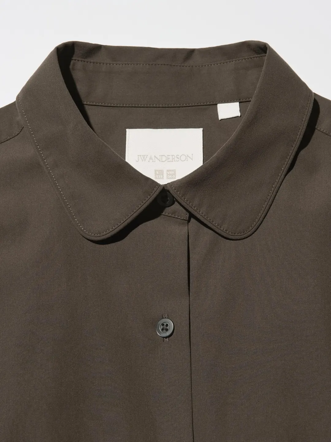 Рубашка из хлопка с рукавами-фонариками, Uniqlo