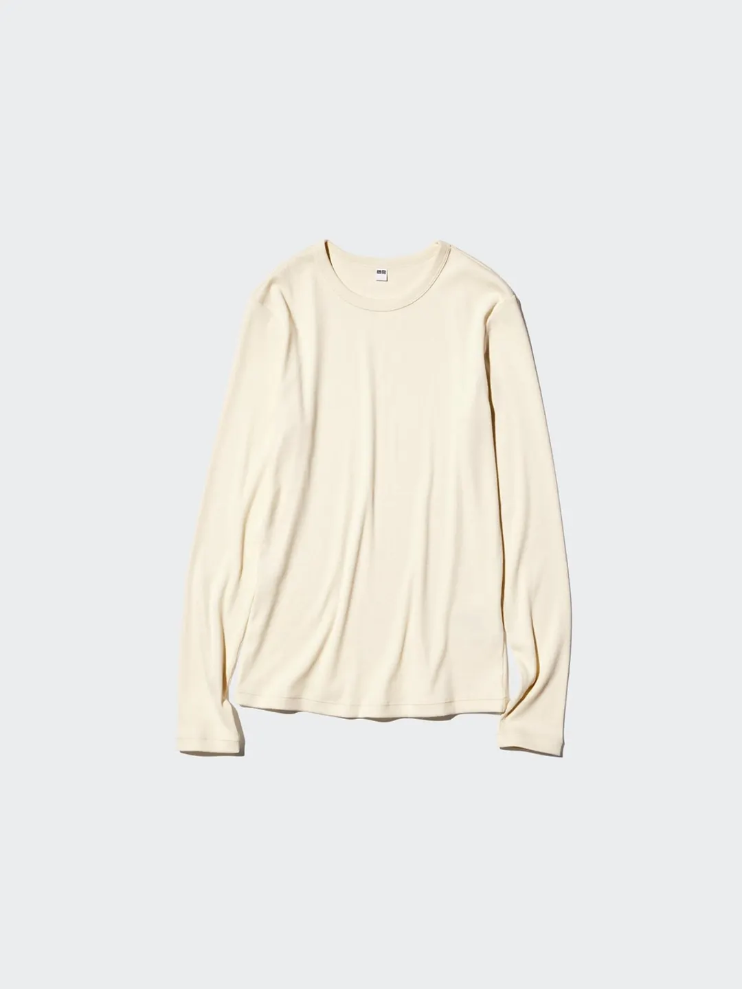 Мягкий лонгслив в рубчик, Uniqlo