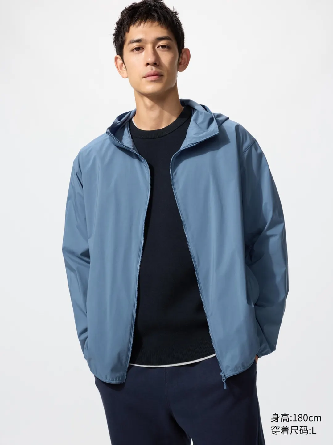 Компактная куртка с капюшоном и защитой от ультрафиолета, Uniqlo