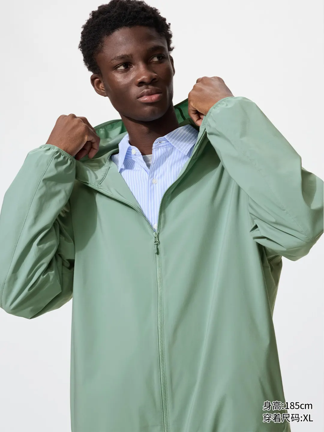 Компактная куртка с капюшоном и защитой от ультрафиолета, Uniqlo