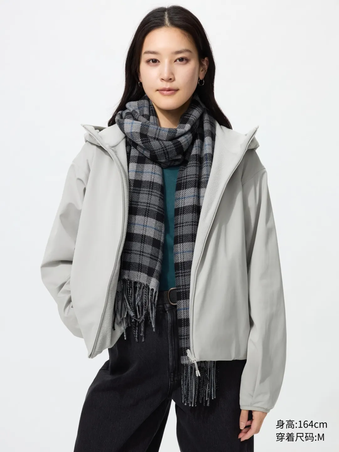 Двусторонняя ветровка с капюшоном и флисом, Uniqlo