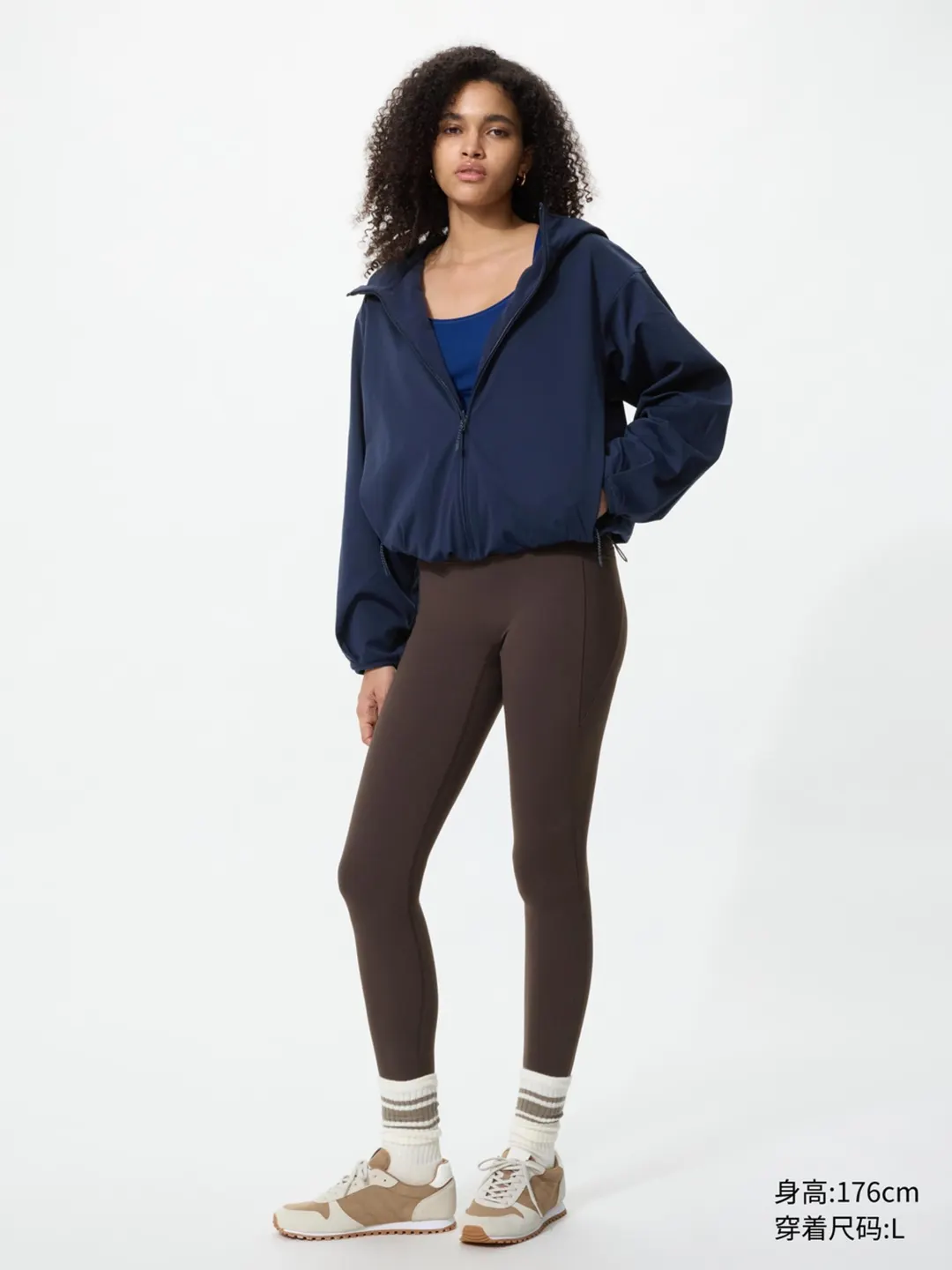 Двусторонняя ветровка с капюшоном и флисом, Uniqlo