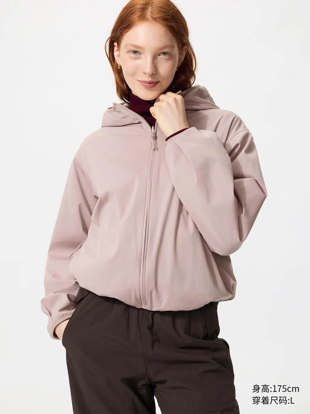 Двусторонняя ветровка с капюшоном и флисом, Uniqlo