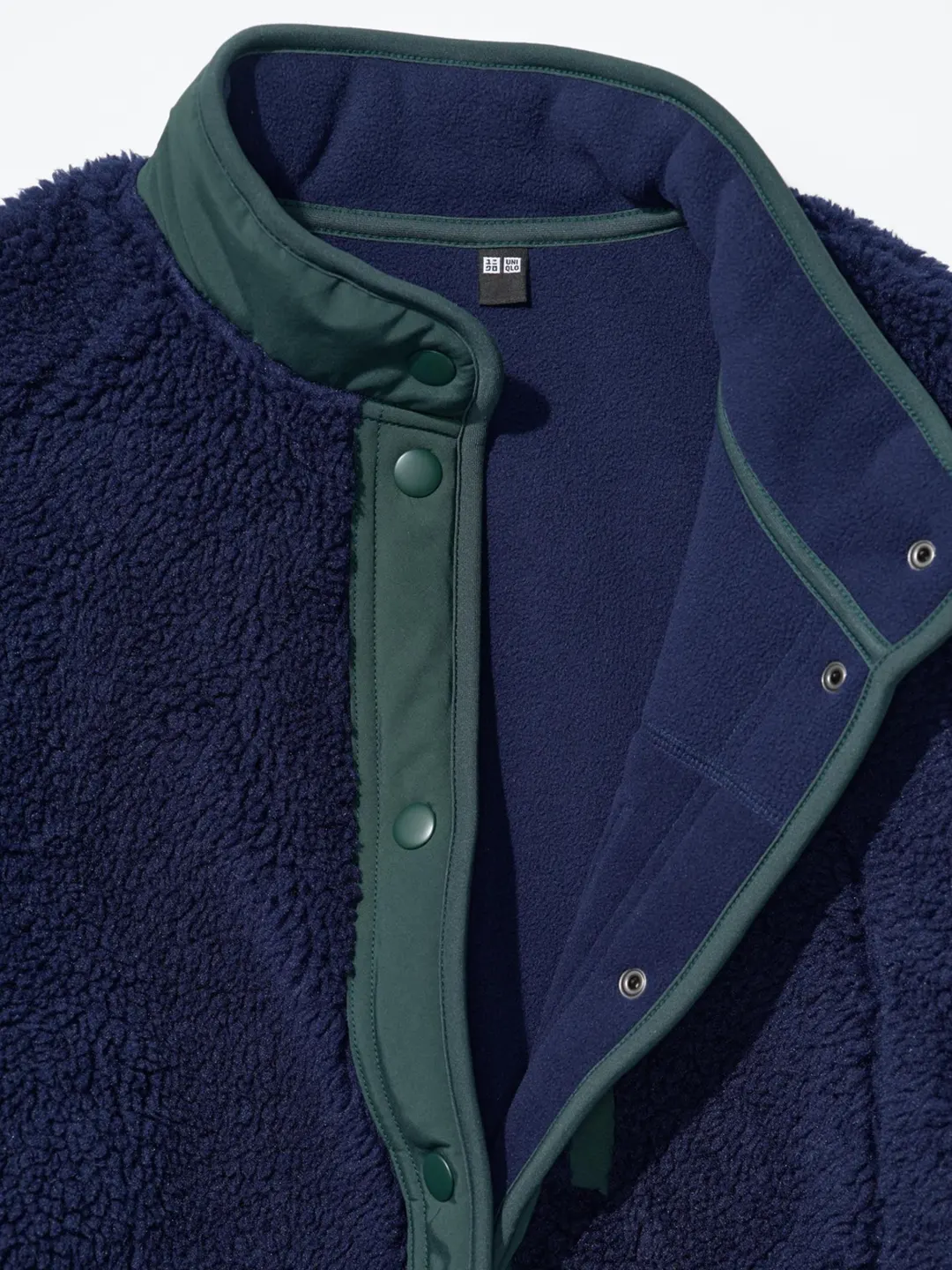 Куртка из флиса под овчину с комбинированными деталями, Uniqlo