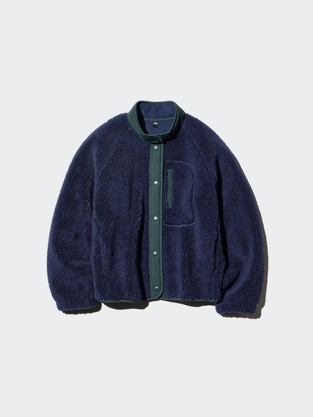 Куртка из флиса под овчину с комбинированными деталями, Uniqlo