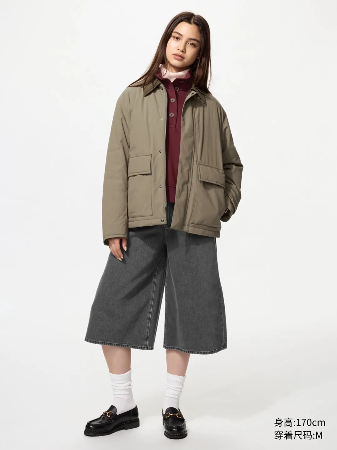 Куртка короткая повседневная утепленная, Uniqlo