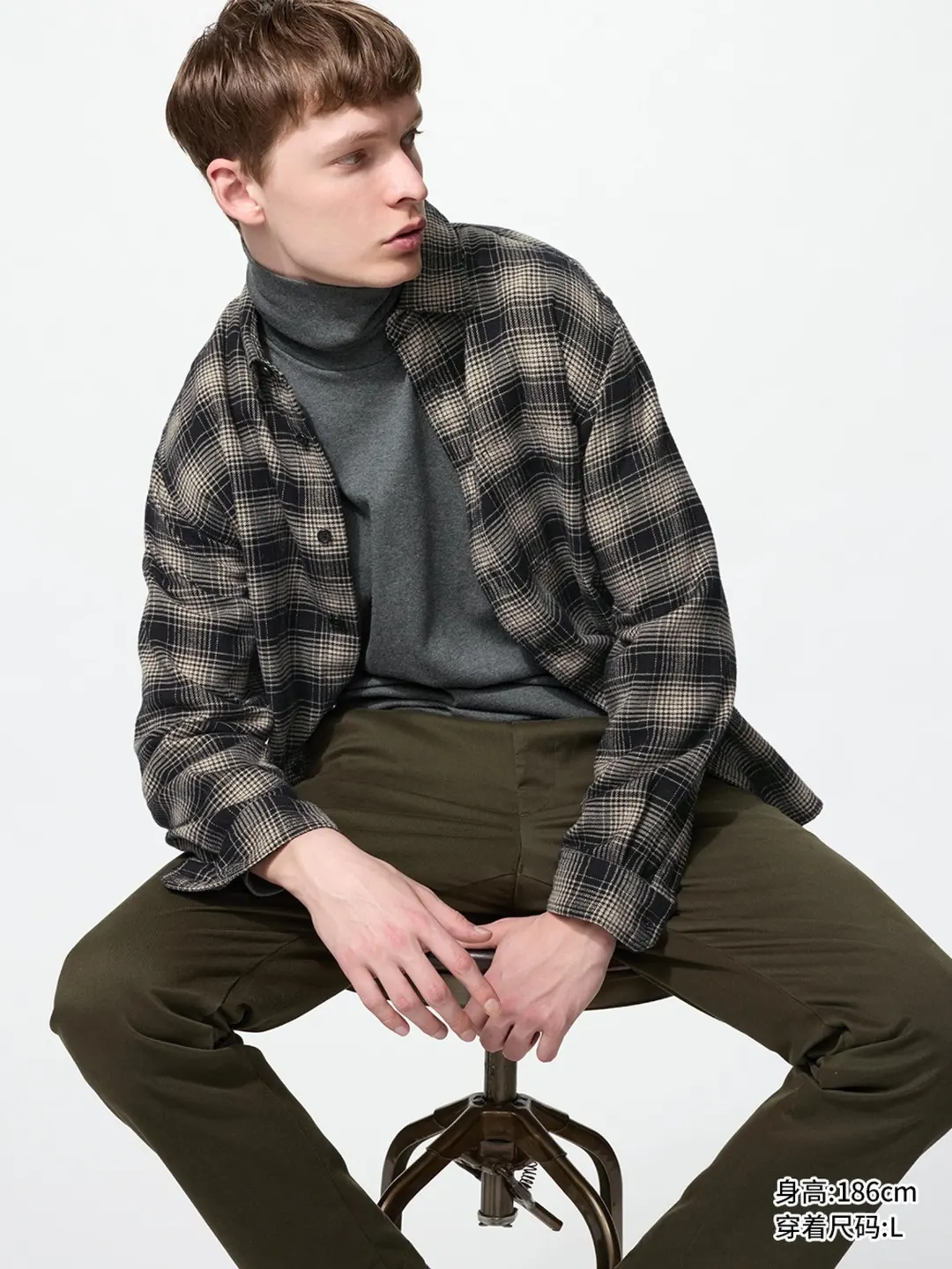 Водолазка мягкая с длинными рукавами, Uniqlo