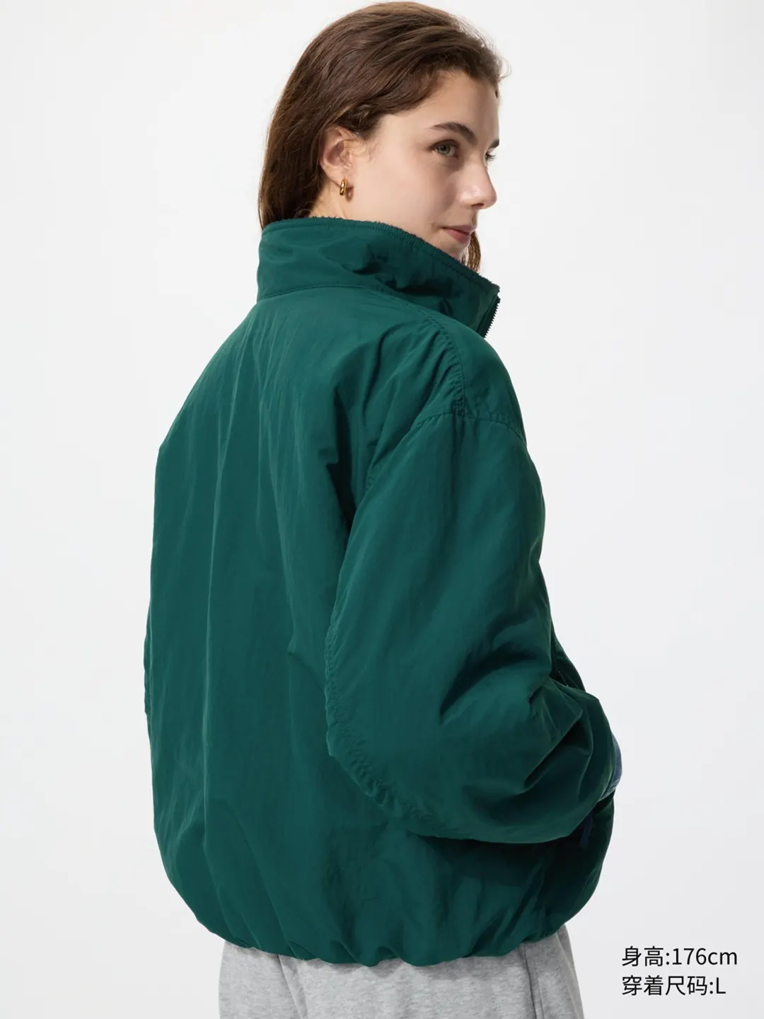 Куртка с воротником-стойкой и флисовой подкладкой, Uniqlo