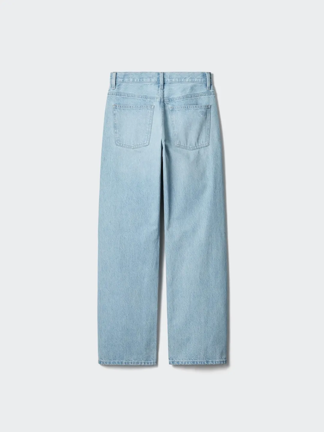 Джинсы прямого кроя с эффектом стирки, Uniqlo