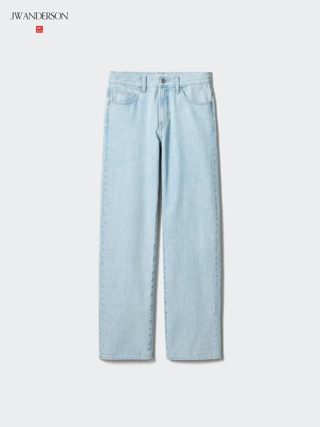 Прямые джинсы со средней посадкой, Uniqlo